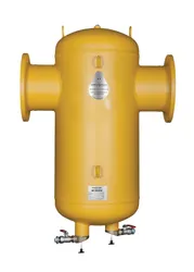 Vuilafscheider, Spirotech SpiroTrap, DN250 flens, horizontaal, met magneet intern